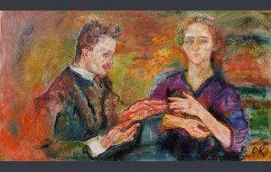 "Portrait of Hans and Erica Tietze-Conrat", de Oskar Kokoschka/ Photo Credits: The Museum of Modern Art, New York