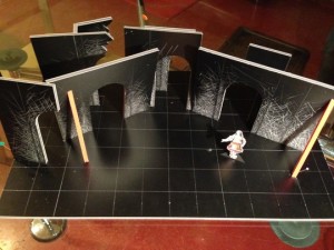 Imagen de una maqueta de los decorados realizada por Virginie Houdinière/ Photo Credits: Virginie Houdinière