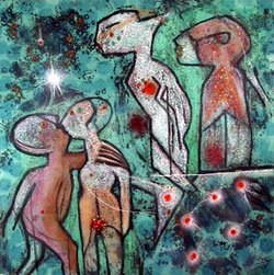 Roberto Matta da a la exhibición del IVAM el componente simbólico propio de sus composiciones