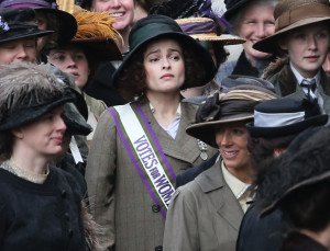 Helena Bonham Carter participa en el filme en la piel de la sufragista Edith New