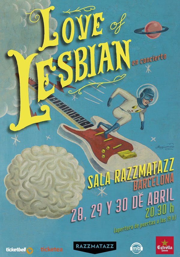 Love of the Lesbian se montan una película que remite a la de David Bowie con Ziggy Starduts