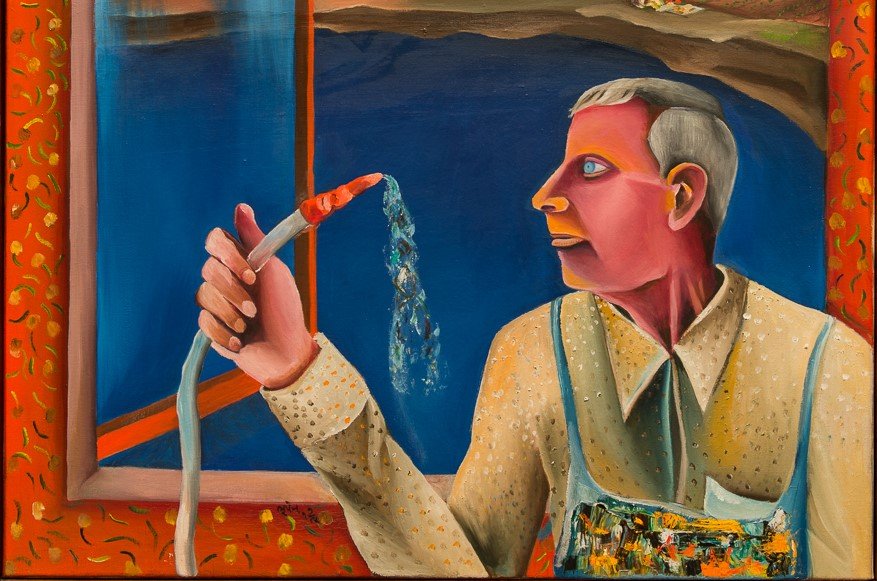 Bhupen Khakhar ha sido comparado con David Hockney/ Foto: Tate Modern