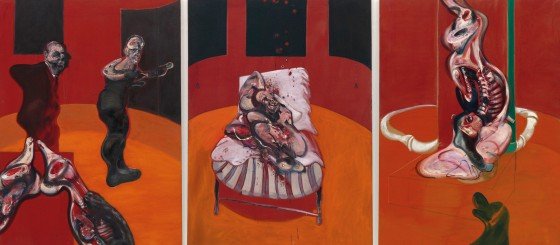 Francis Bacon tenía una clara obsesión por la pintura velazqueña/ Foto: "Tres estudios para una crucifixion"/ The Estate of Francis Bacon y El Solomon R. Guggenheim Museum de Nueva York