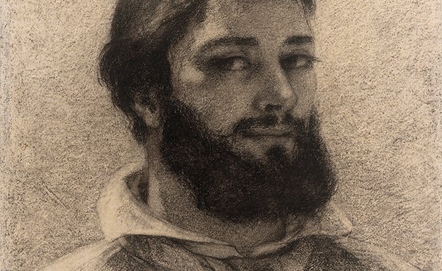 Francia enalteció con la cotidianidad las escenas a papel y grafito de sus grandes maestros7 Foto: Autorretrato de Courbet, British Musuem