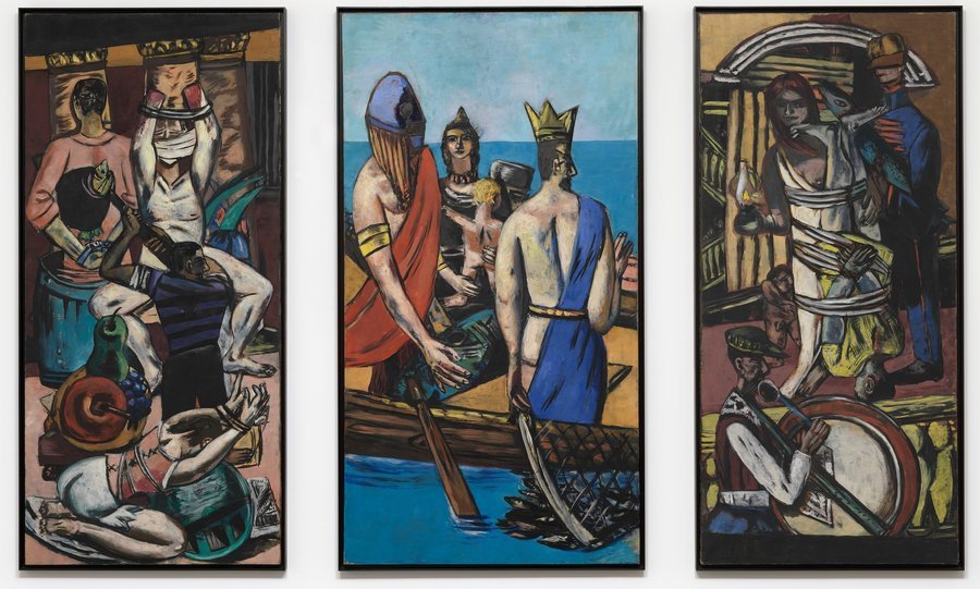 Max Beckmann se hizo famoso por sus célebres trípticos, inspirados en El Bosco/ Foto: Metropolitan Museum