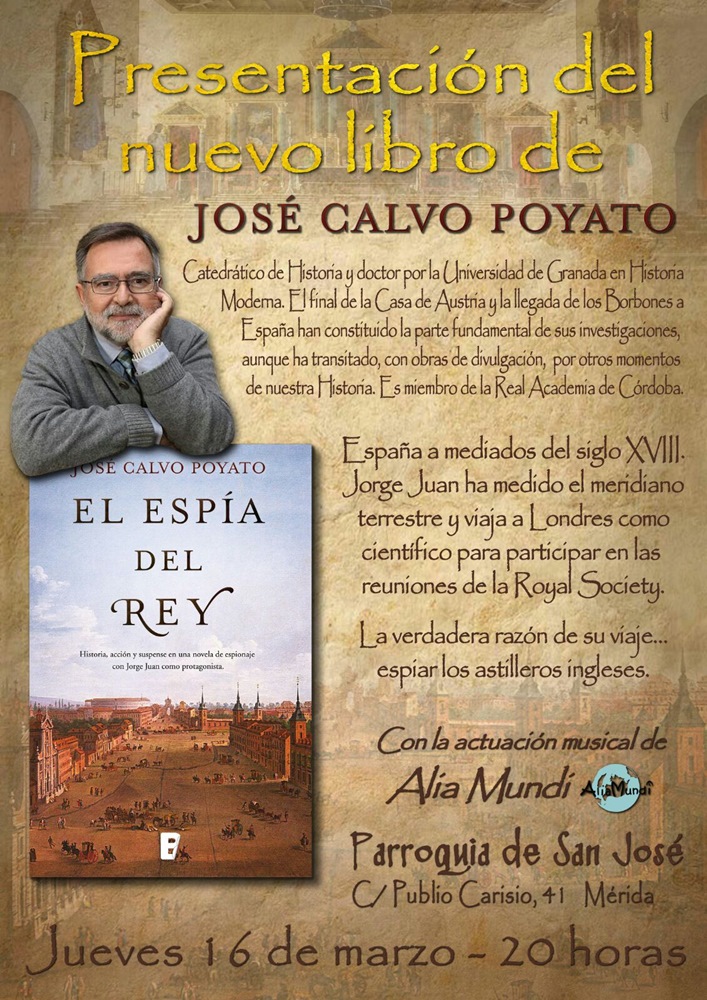José Calvo Poyato combina thriller, misterio y suspense en un relato que sucedió en la realidad