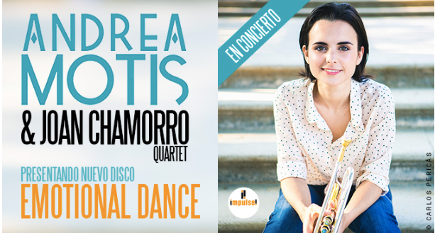 Andrea Motis actuará el 6, 7 y 8 de abril en el Jamboree Jazz Club, de Barcelona