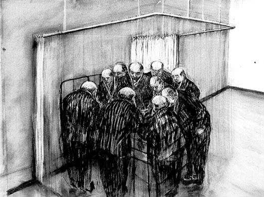 William Kentridge suele jugar con la asfixia existencial