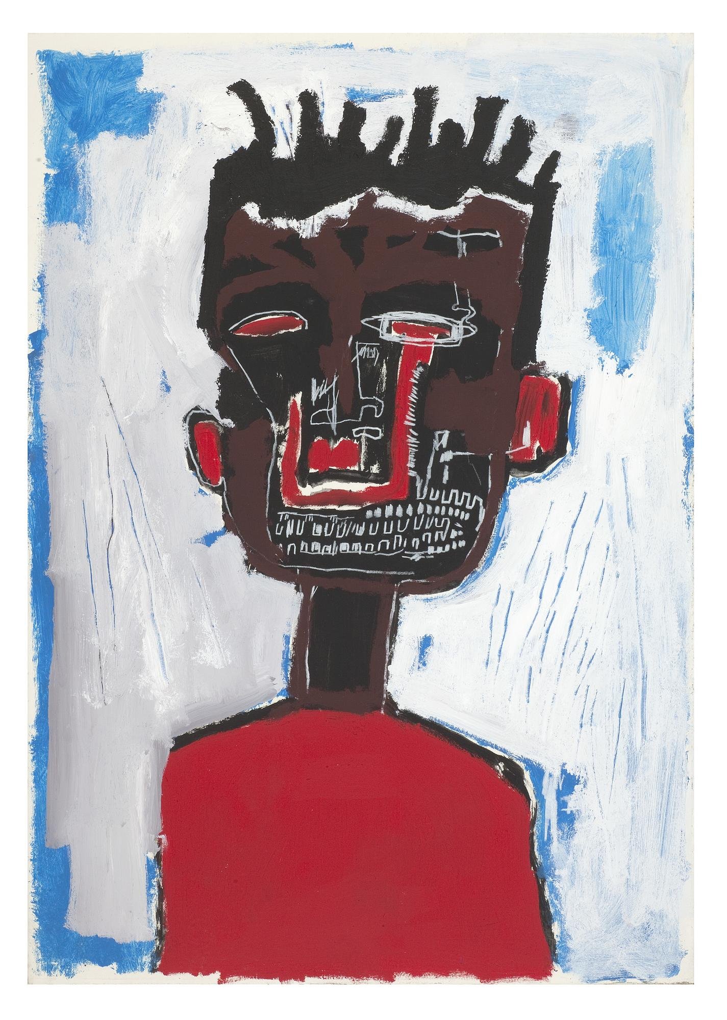 Basquiat era un admirador confeso del trabajo de Keith Haring/ Foto: "Autorretrato, 1984, colección privada