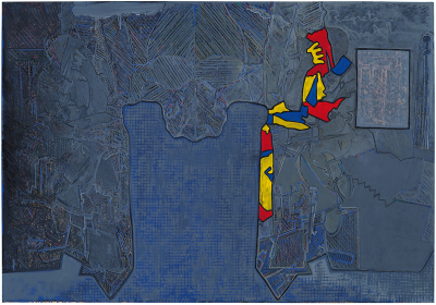 Jasper Johns ha participado en el montaje de la exposición, con la incorporación de recientes series, como es el caso de "Regrets" (en la imagen)/ Foto: The Royal Academy of Arts