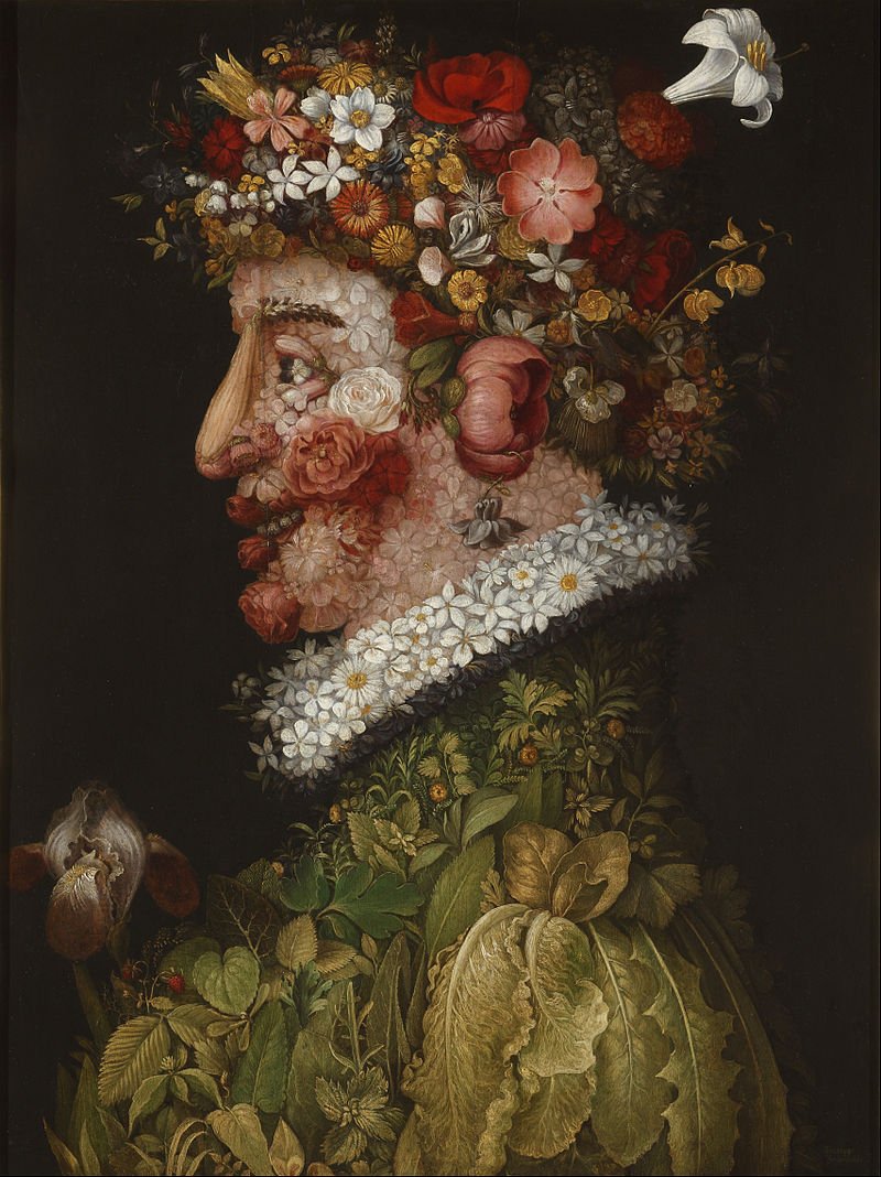 Arcimboldo aprovechaba muchos de los nuevos frutos tomados del Nuevo Mundo