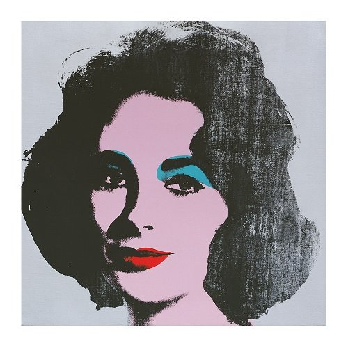 Andy Warhol retrató a Elizabeth Taylor días después de que esta padeciera una neumonía/ Foto: CaixaForum