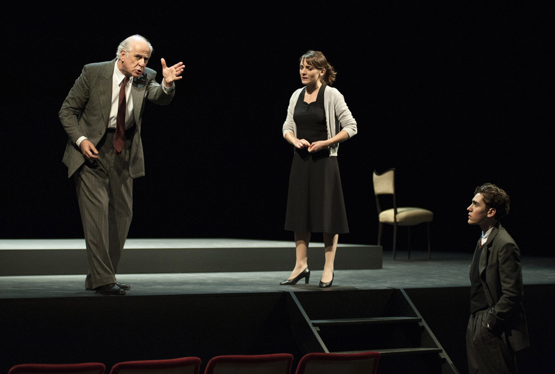 Toni Servillo ha dotado de personalidad eléctrica al texto de Brigitte Jaques/ Foto: El Pavón Teatro Kamikaze