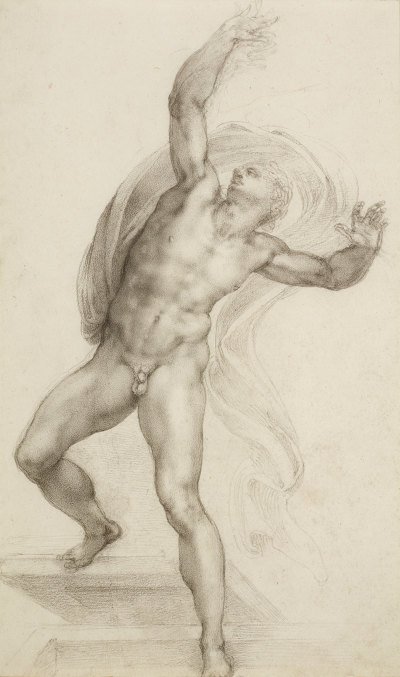 Bill Viola se confiesa un admirador sin restricciones de la técnica de Miguel Ángel con el dibujo/ Foto: "The Risen Christ", 1532-3/royalacademy.org.uk