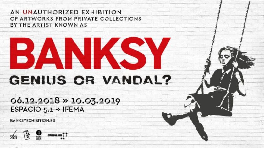 Banksy se ha convertido en todo un fenómeno de arte urbano y contestatario