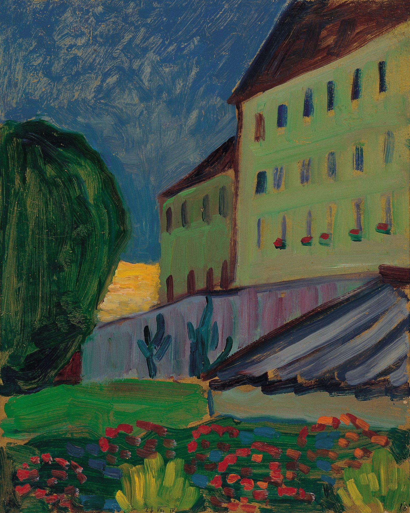 Gabriele Münter siembra el Thyssen de color