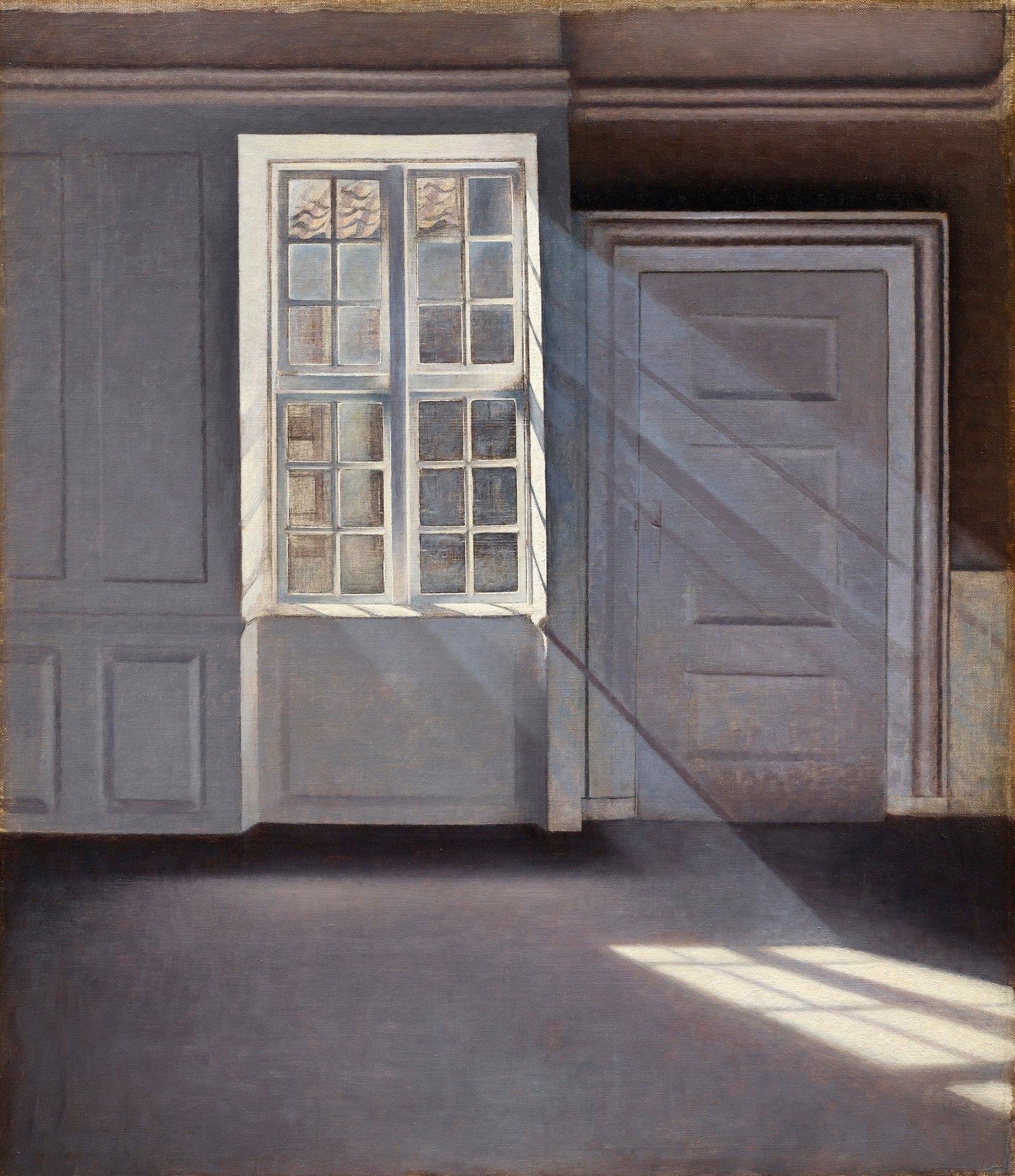 Vilhelm Hammershøi y sus silencios sinuosos